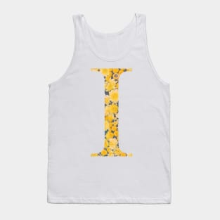 Iota Sorority Sunflower Sticker Tank Top